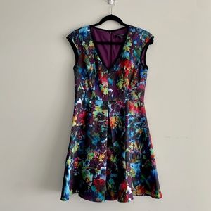 Nanette Lepore Floral Cocktail Dress